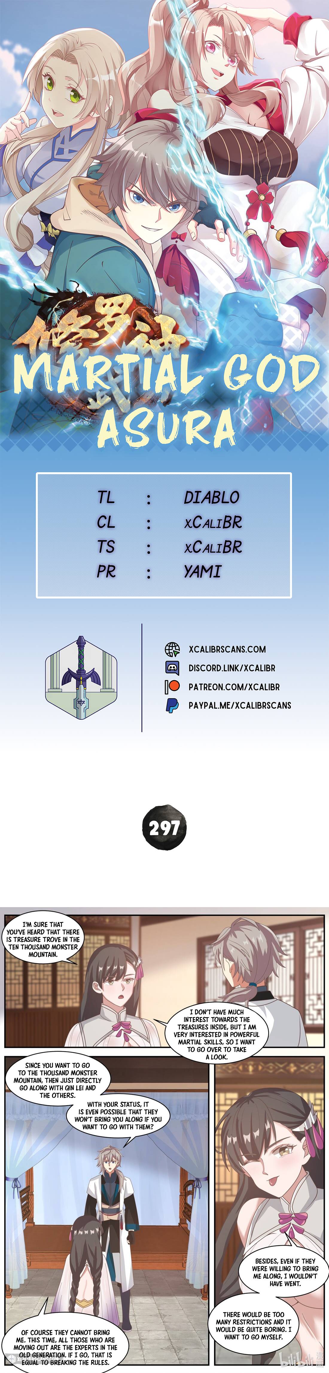 Martial God Asura chapter 297 page 1