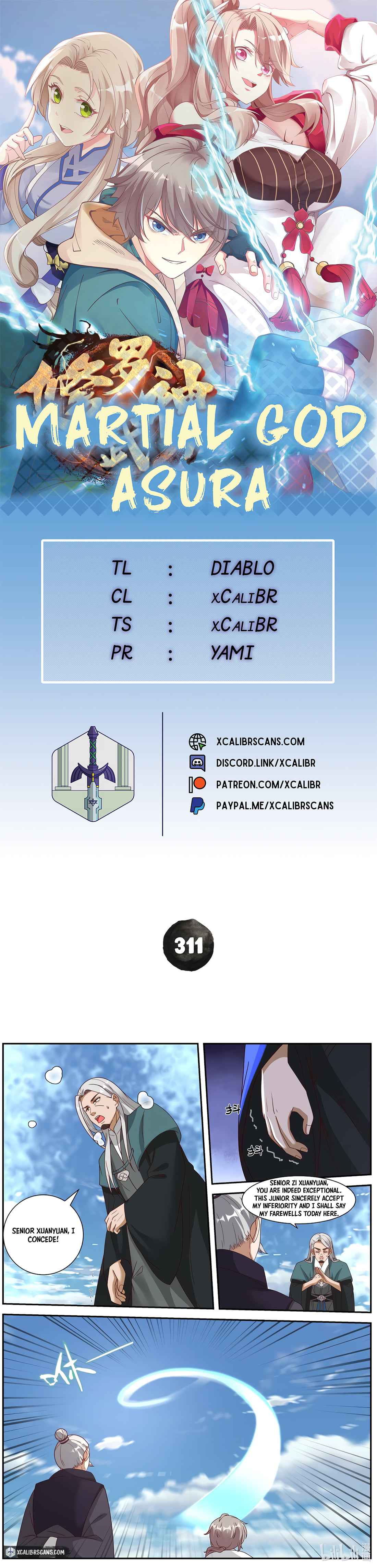 Martial God Asura chapter 311 page 1