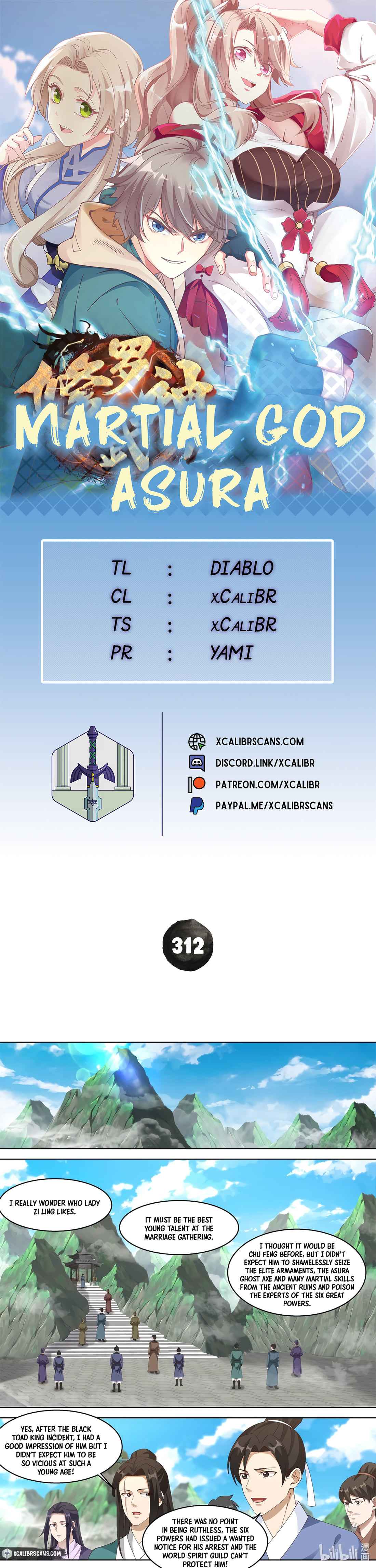 Martial God Asura chapter 312 page 1