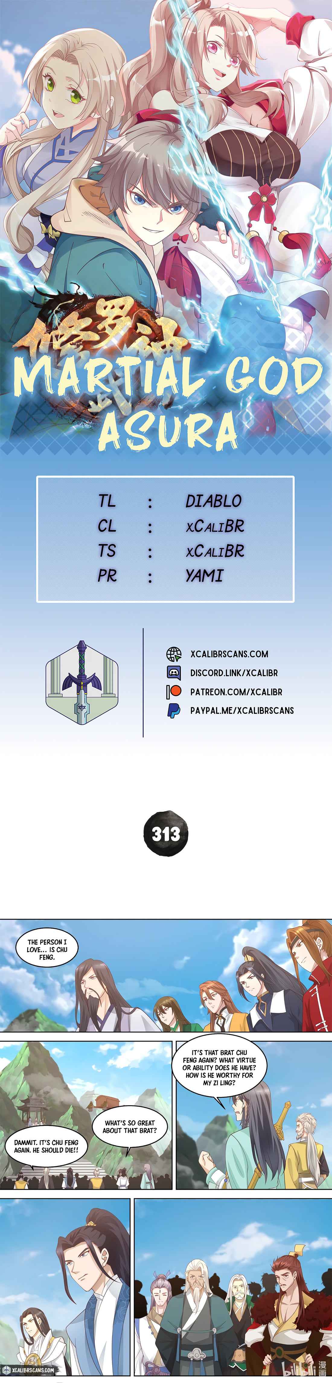 Martial God Asura chapter 313 page 1