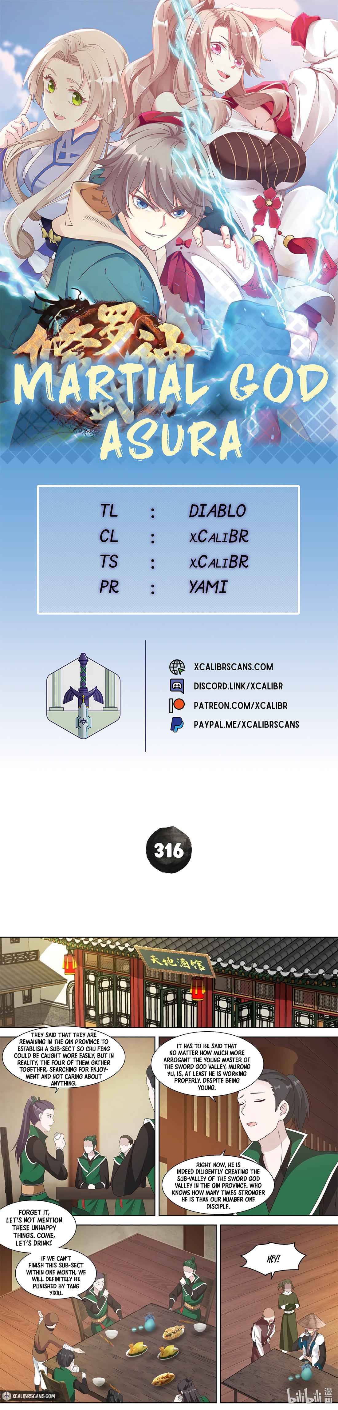 Martial God Asura chapter 316 page 1