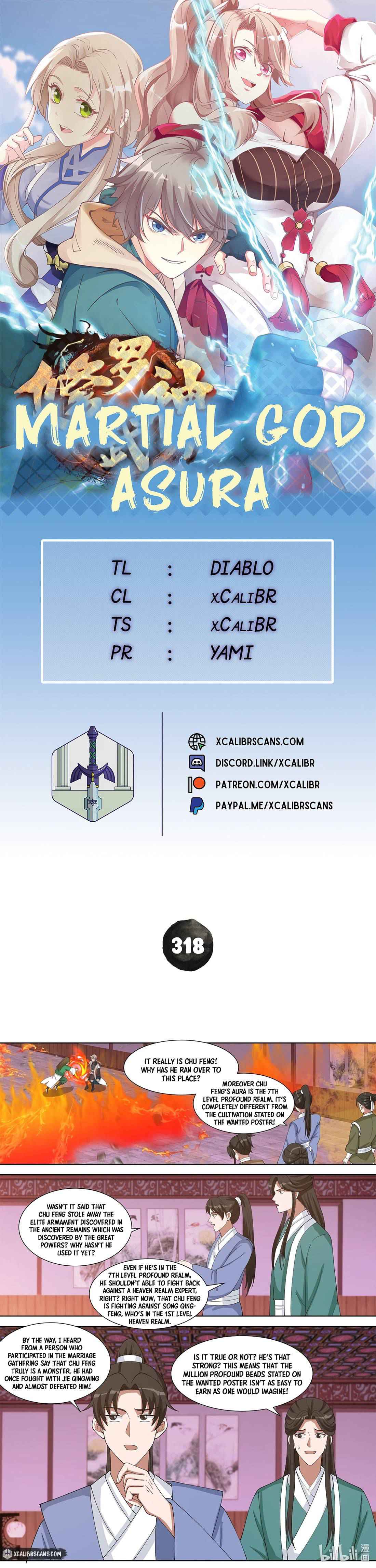 Martial God Asura chapter 318 page 1