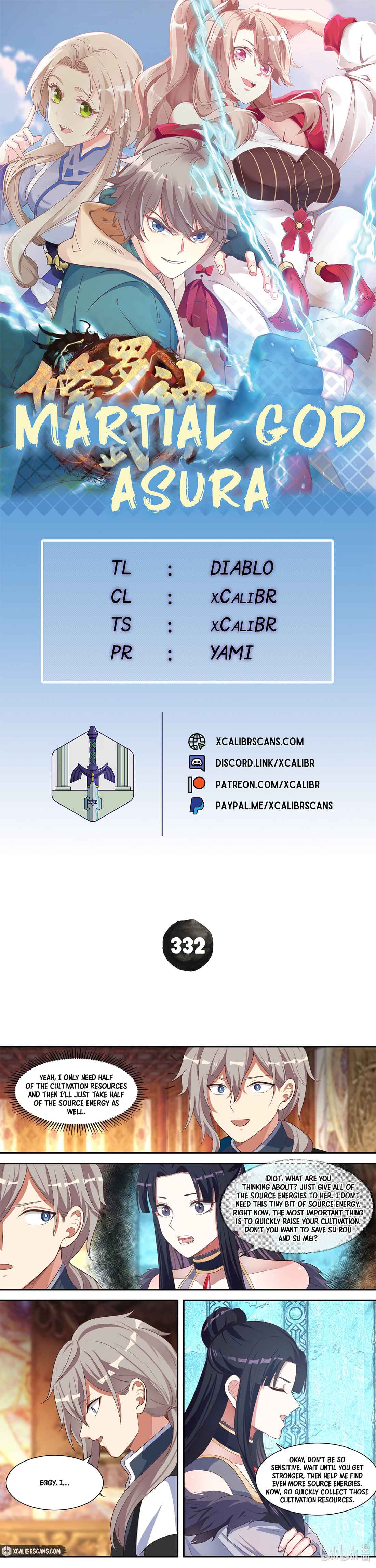 Martial God Asura chapter 332 page 1