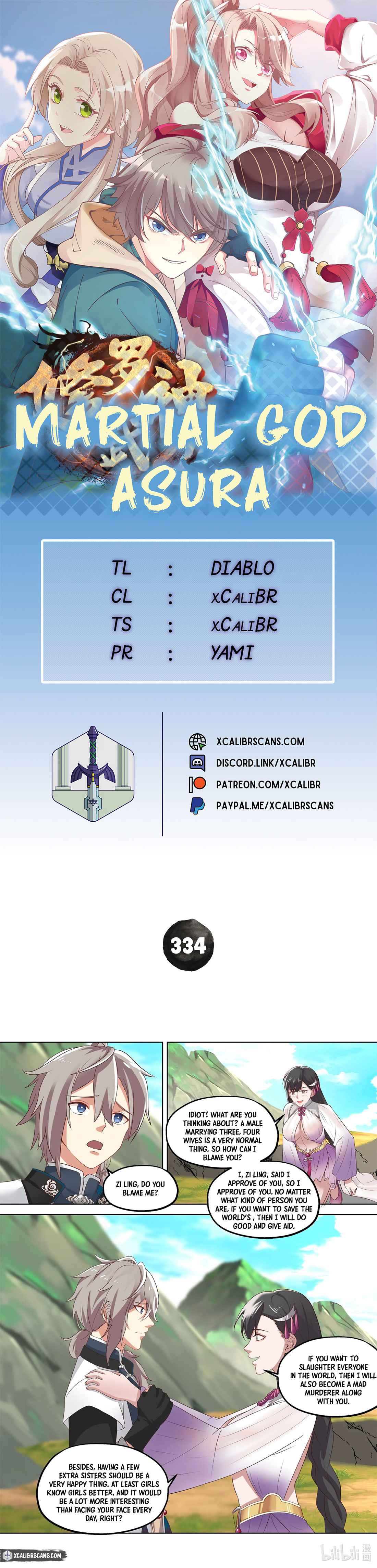 Martial God Asura chapter 334 page 1