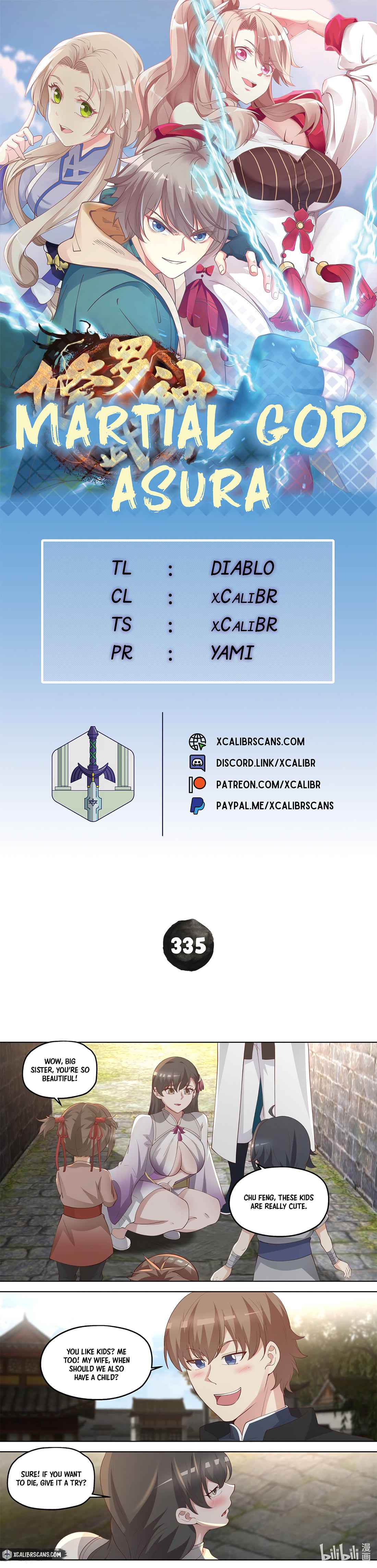 Martial God Asura chapter 335 page 1