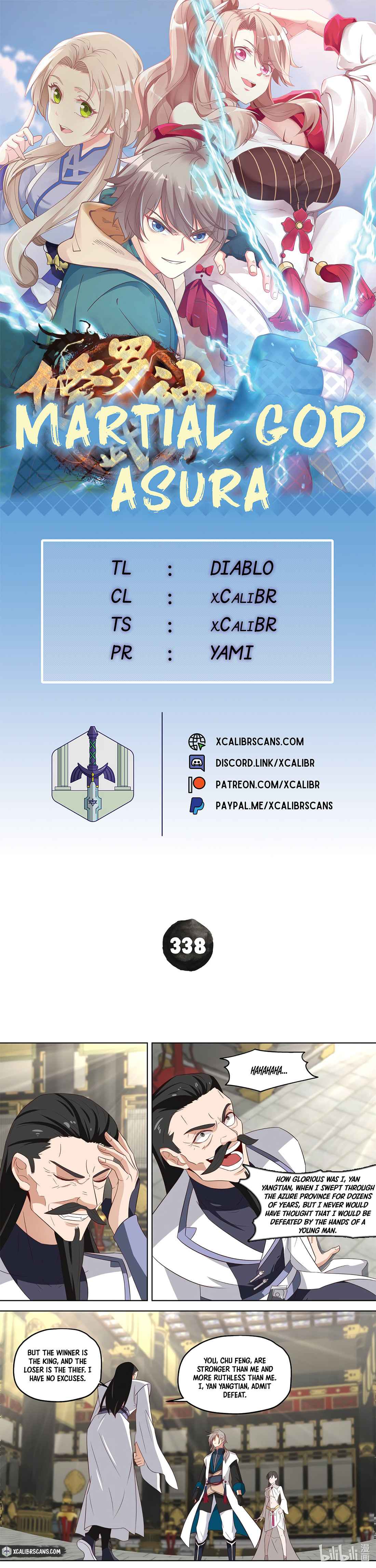Martial God Asura chapter 338 page 1