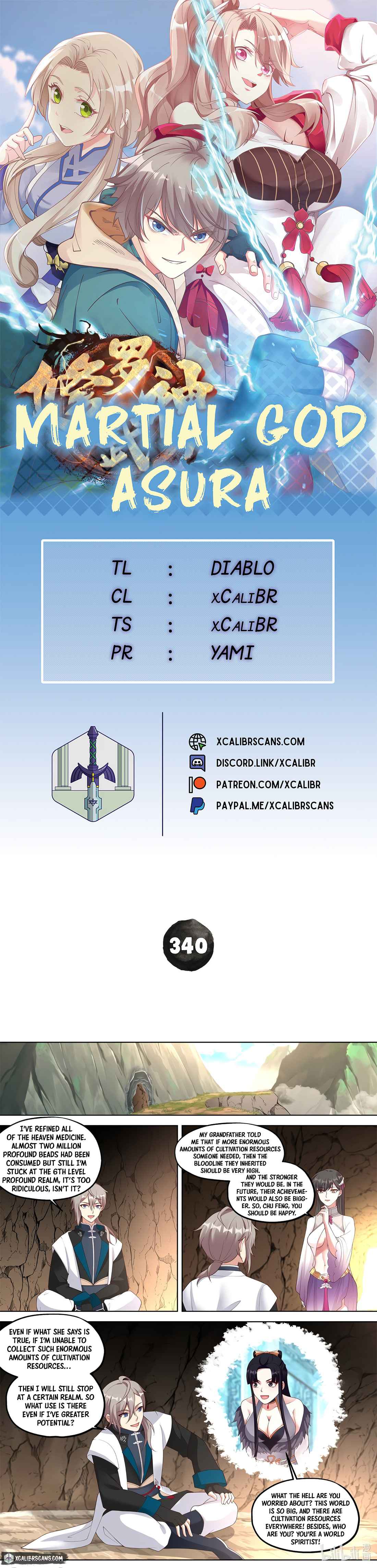 Martial God Asura chapter 340 page 1