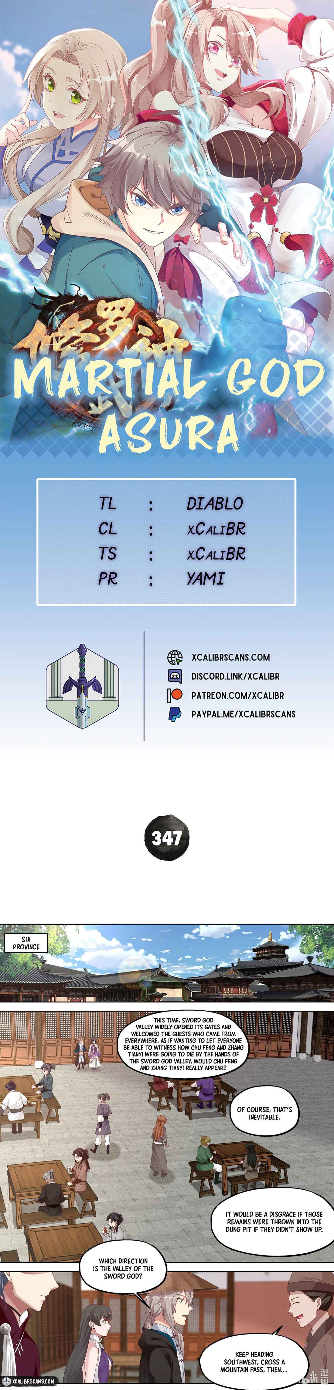 Martial God Asura chapter 347 page 1