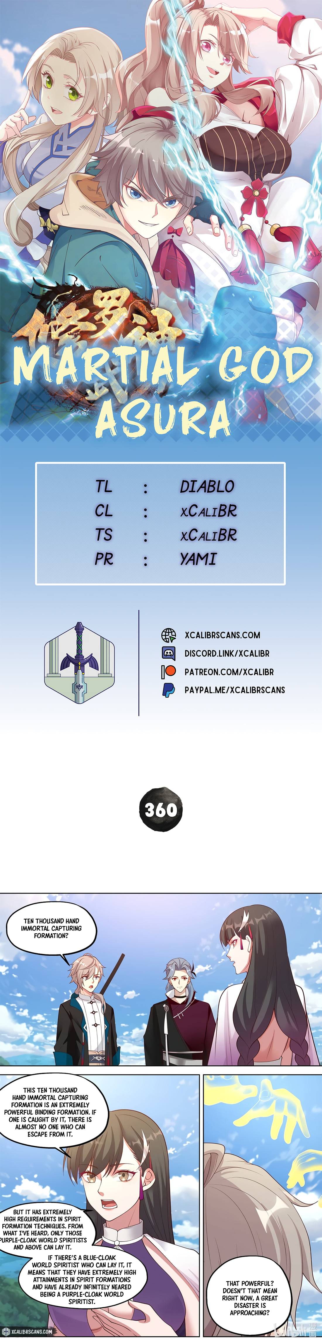 Martial God Asura chapter 360 page 1