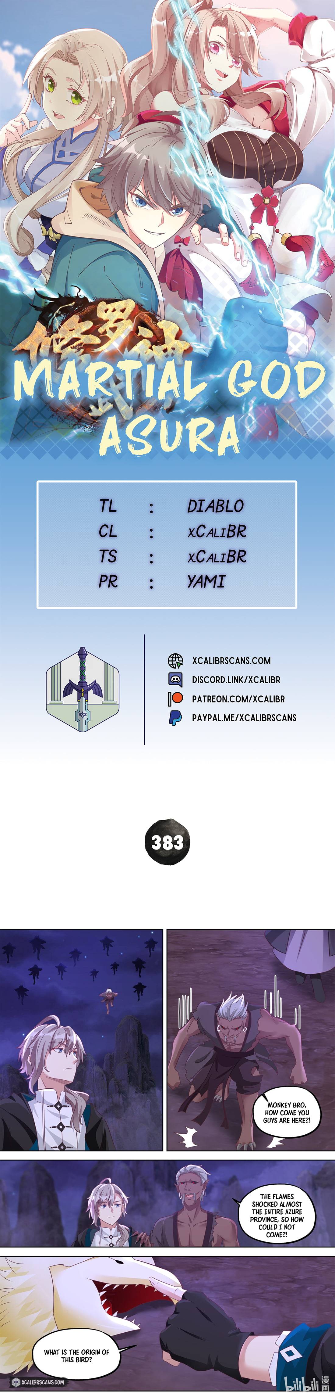 Martial God Asura chapter 383 page 1