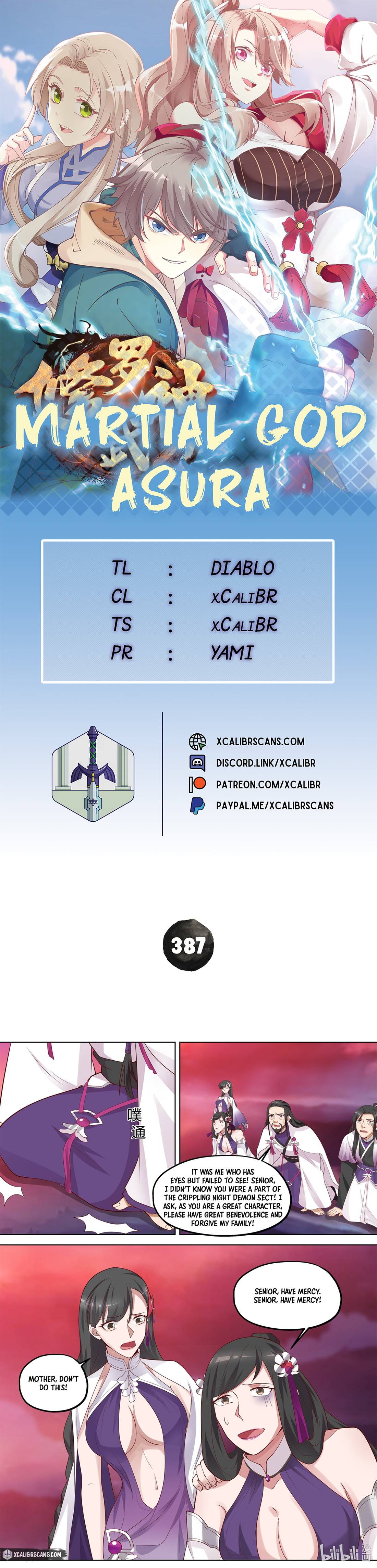 Martial God Asura chapter 387 page 1