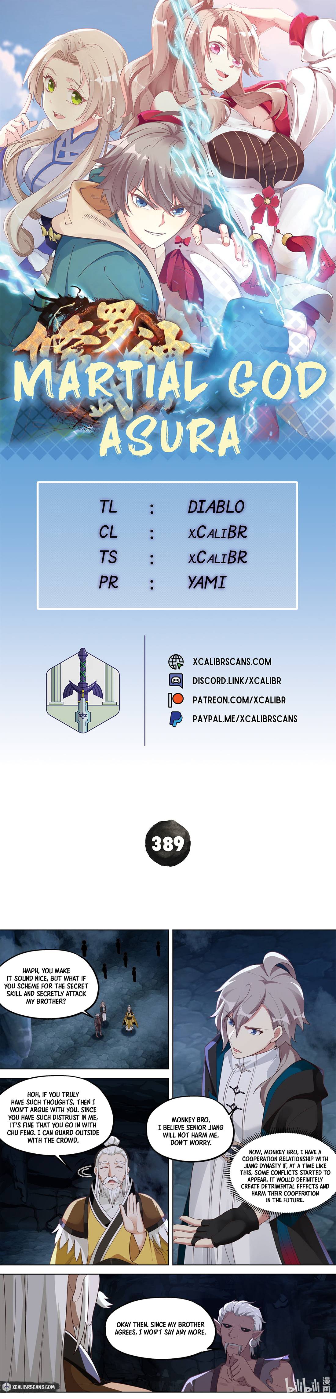 Martial God Asura chapter 389 page 1