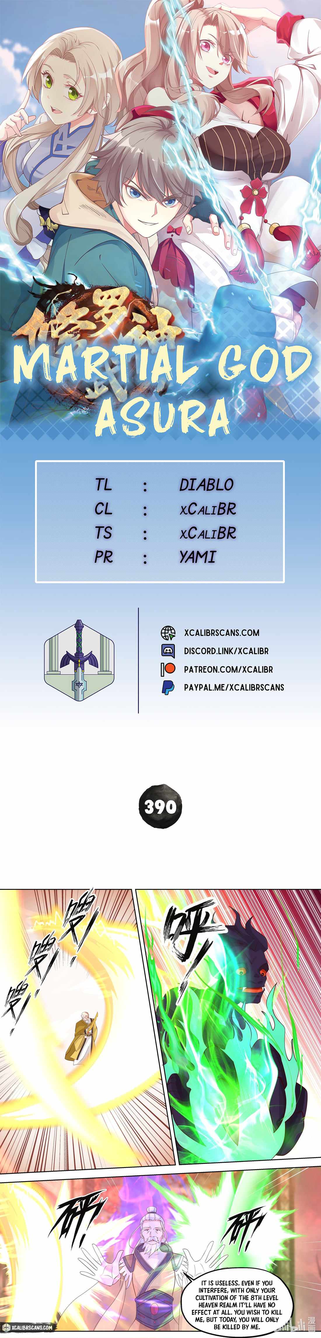 Martial God Asura chapter 390 page 1