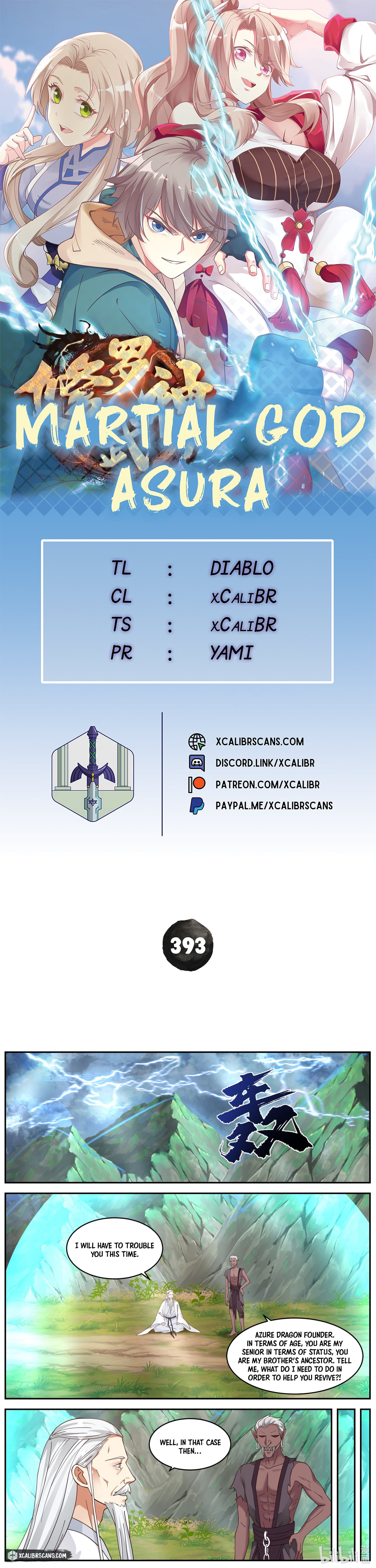 Martial God Asura chapter 393 page 1