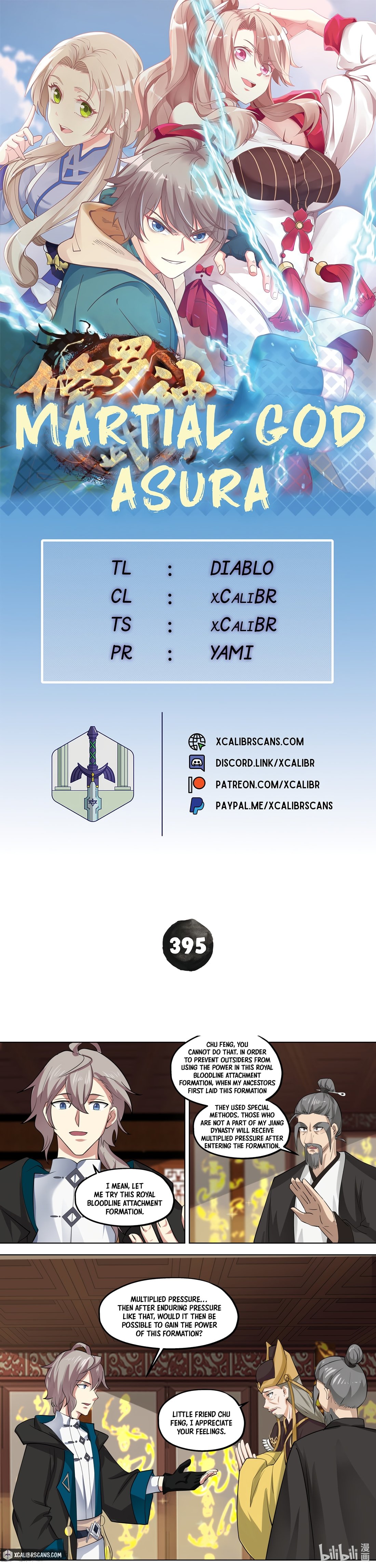 Martial God Asura chapter 395 page 1