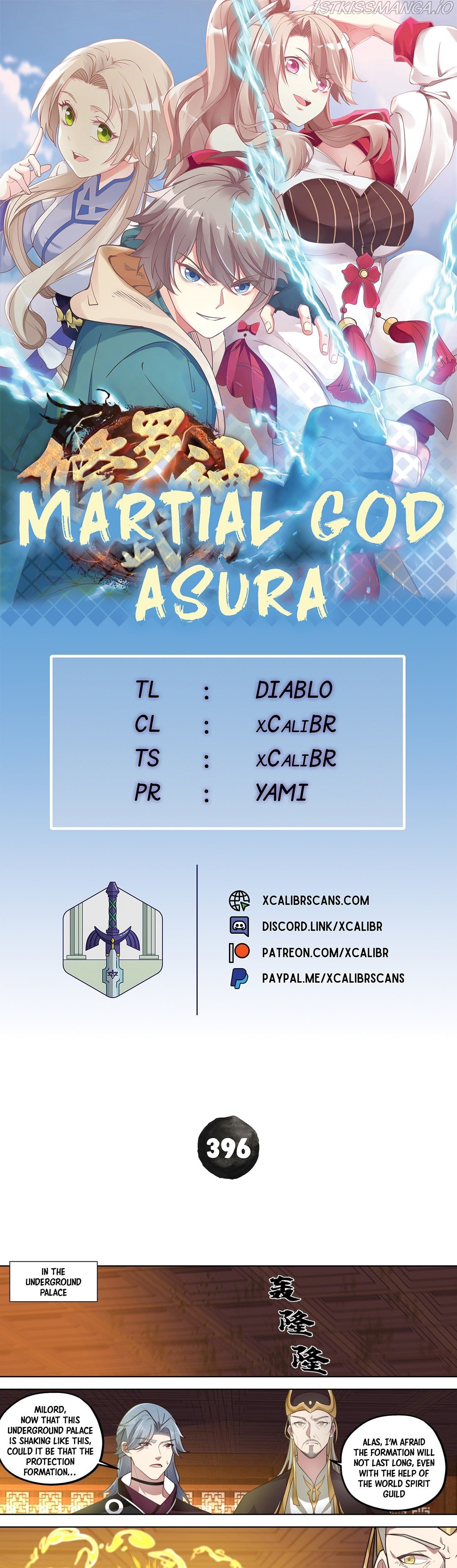 Martial God Asura chapter 396 page 1