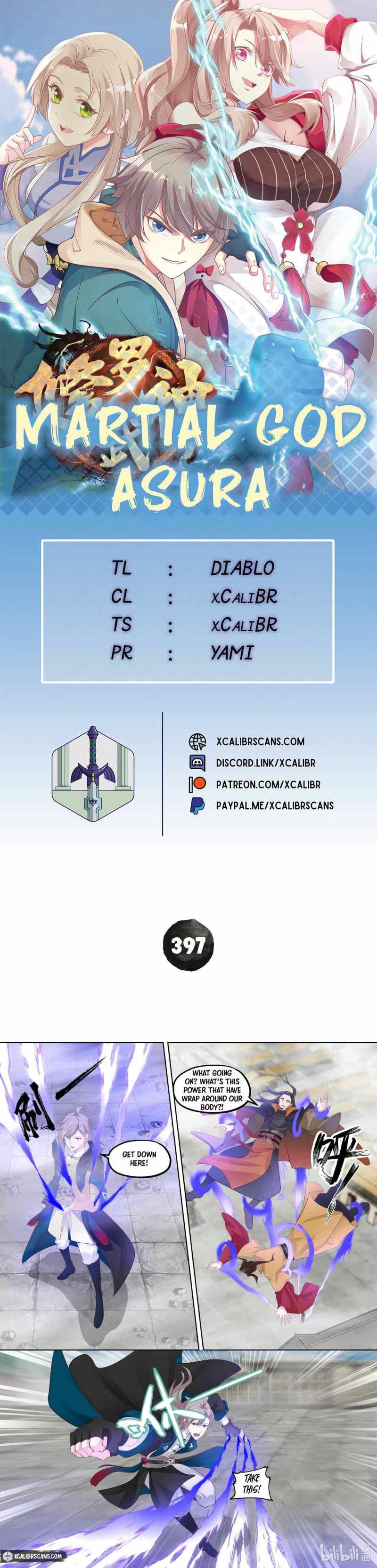 Martial God Asura chapter 397 page 1