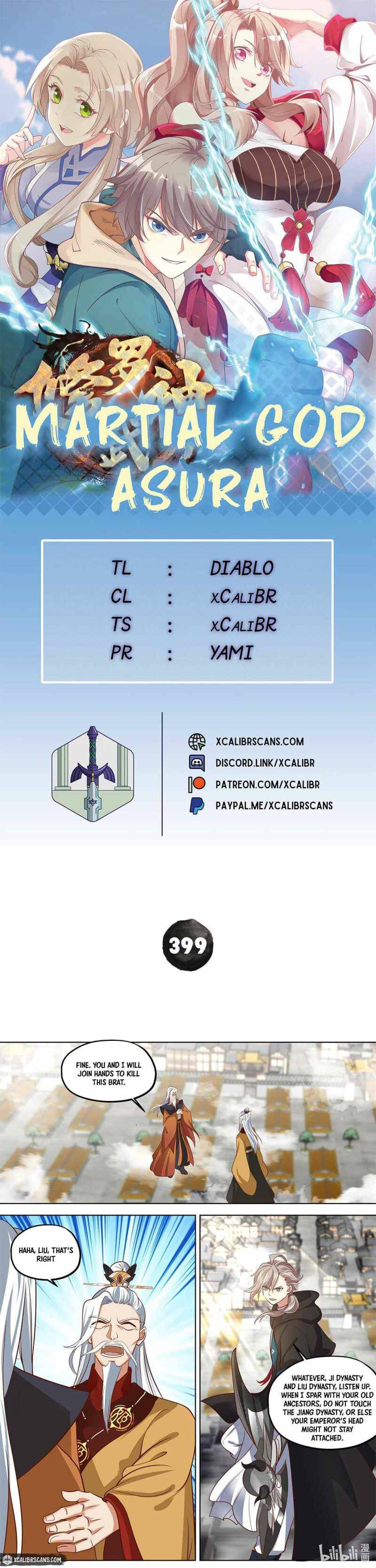 Martial God Asura chapter 399 page 1