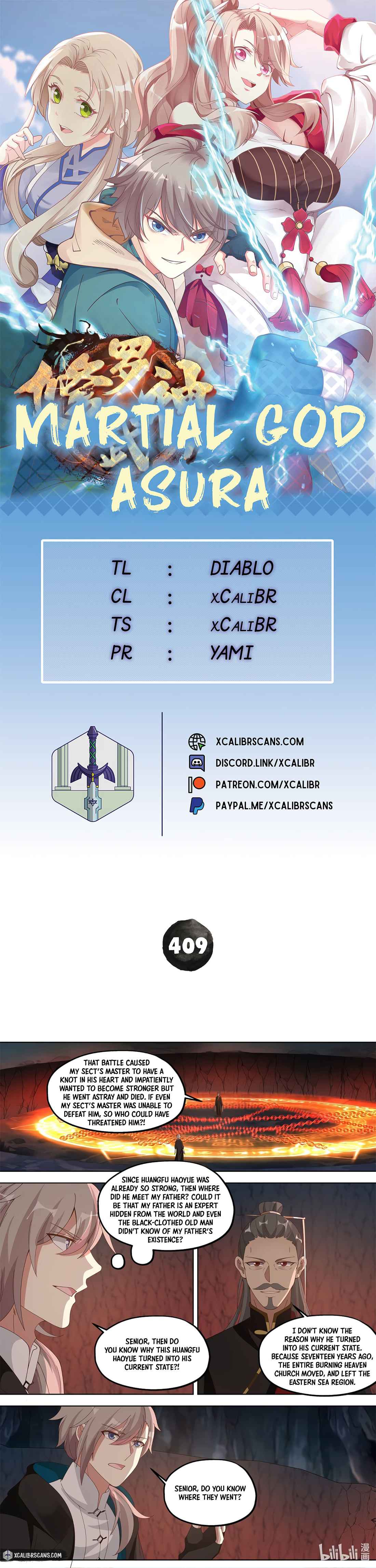 Martial God Asura chapter 409 page 1