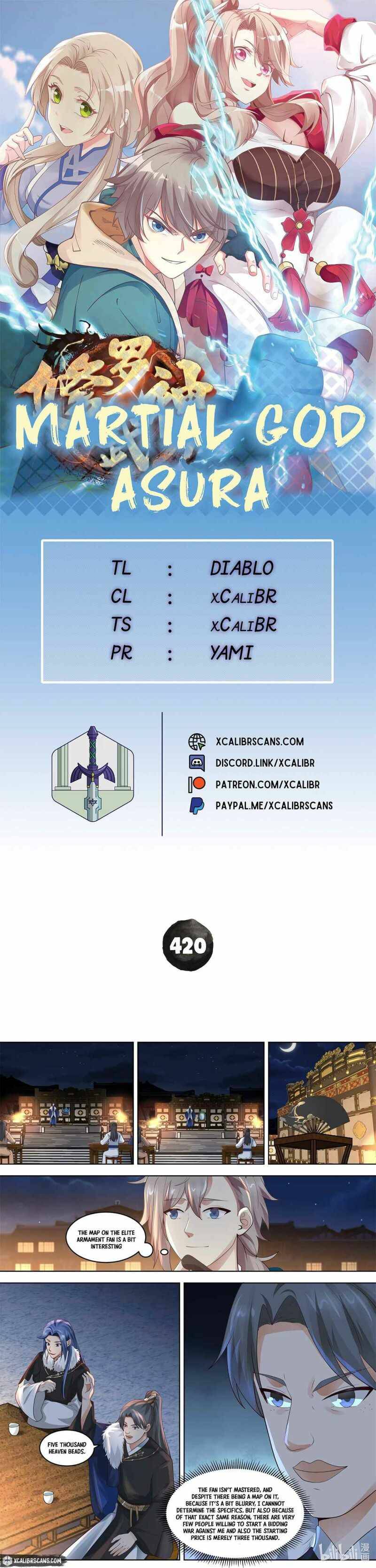 Martial God Asura chapter 420 page 1