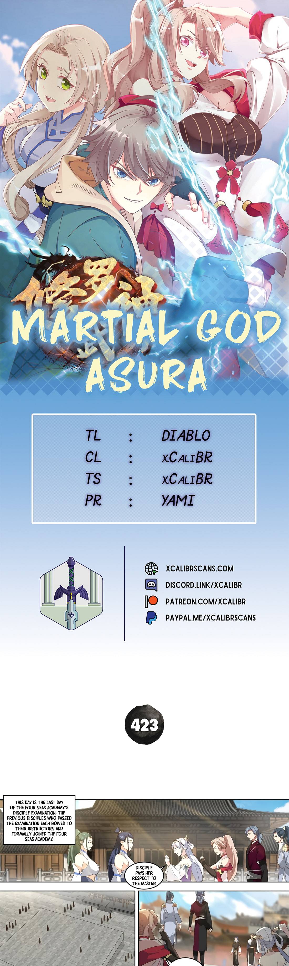 Martial God Asura chapter 423 page 1