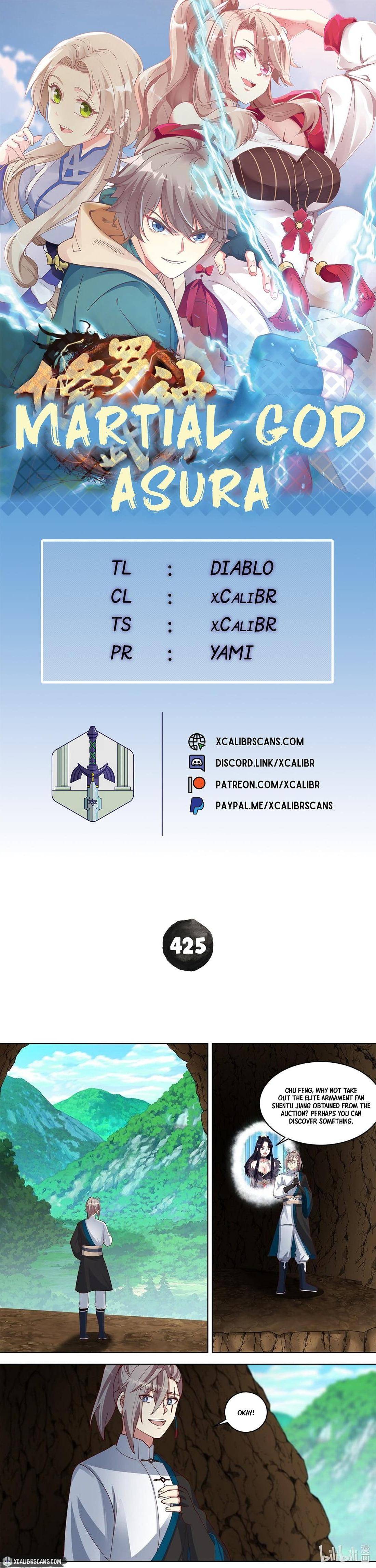 Martial God Asura chapter 425 page 1