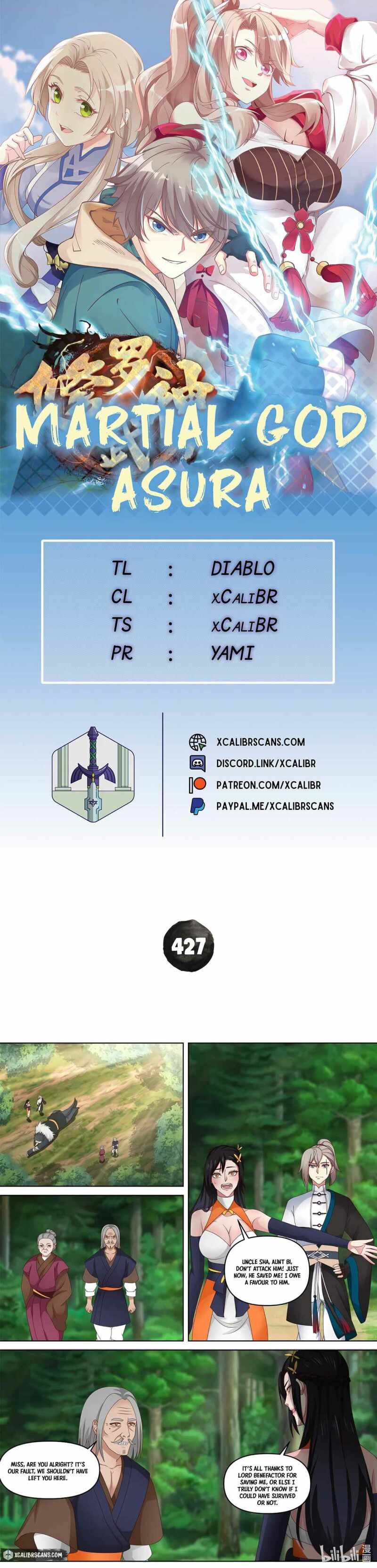 Martial God Asura chapter 427 page 1