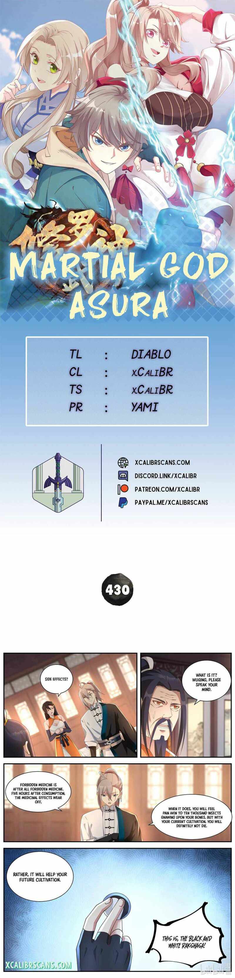 Martial God Asura chapter 430 page 1