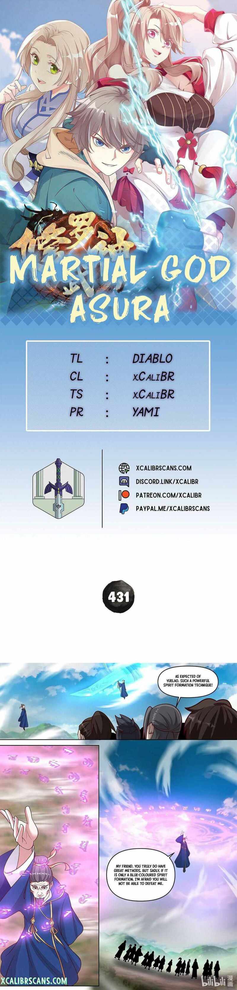 Martial God Asura chapter 431 page 1