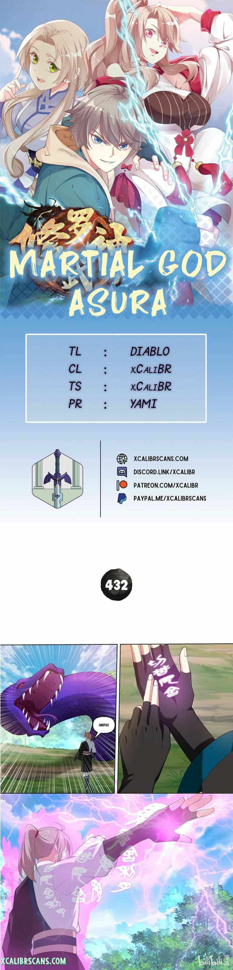 Martial God Asura chapter 432 page 1