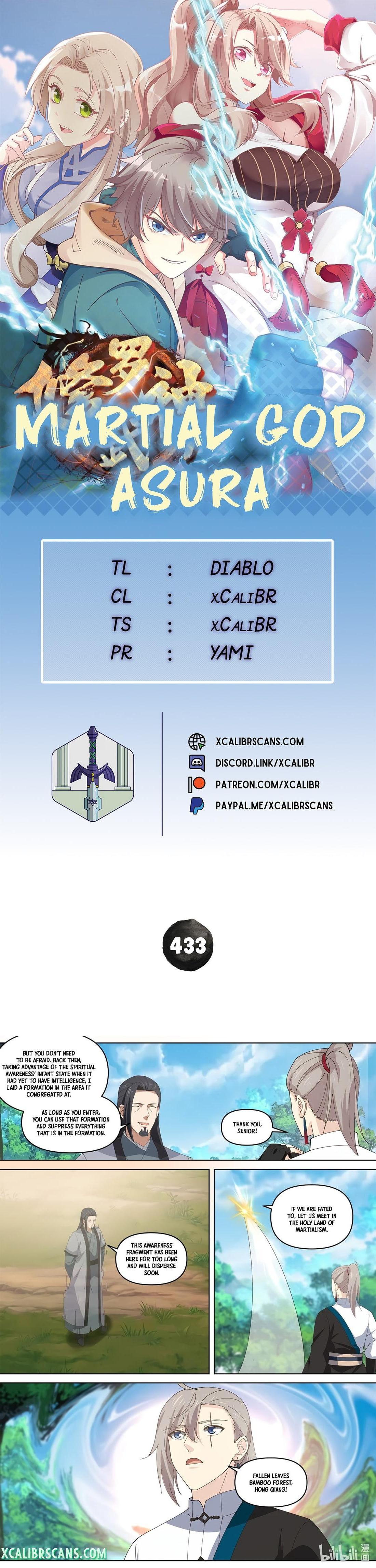Martial God Asura chapter 433 page 1