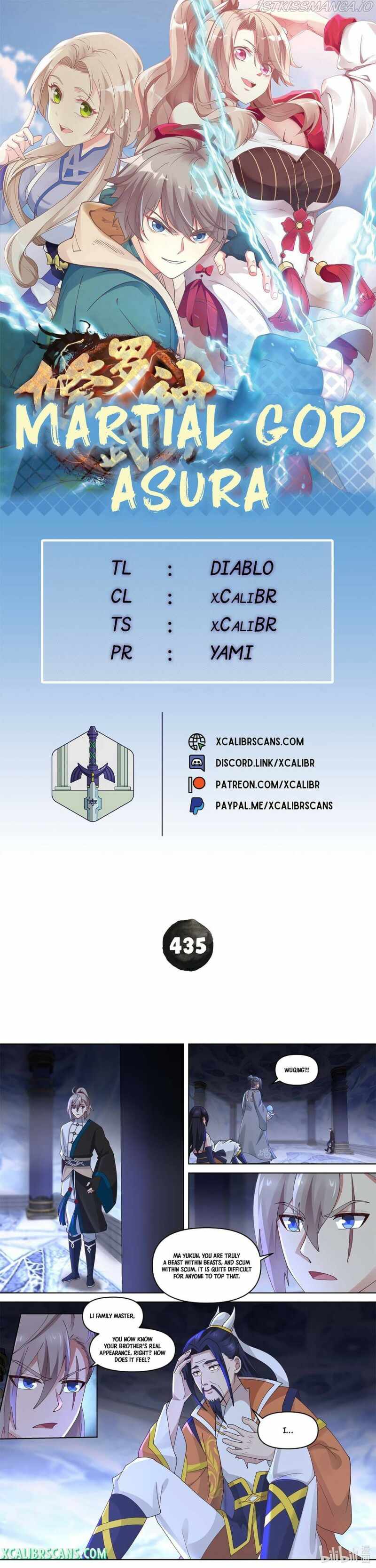 Martial God Asura chapter 435 page 1