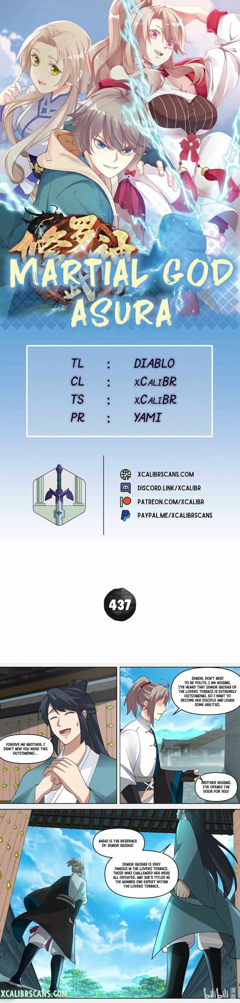 Martial God Asura chapter 437 page 1