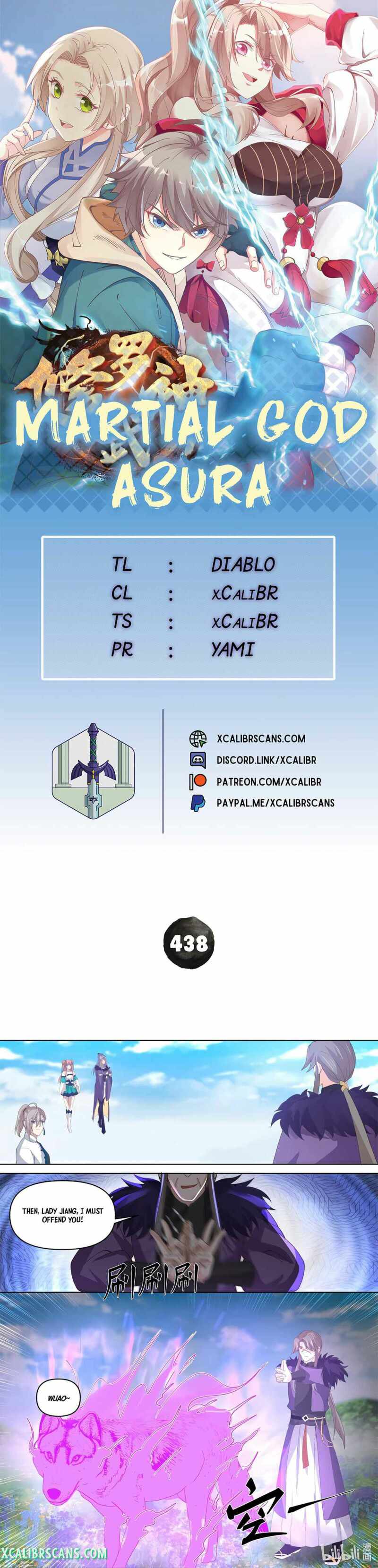 Martial God Asura chapter 438 page 1