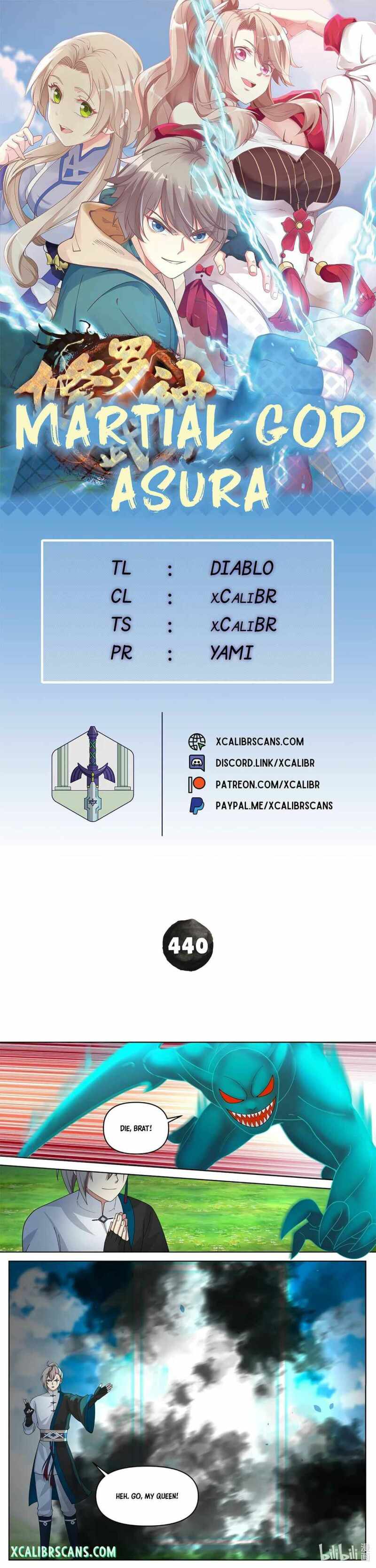 Martial God Asura chapter 440 page 1