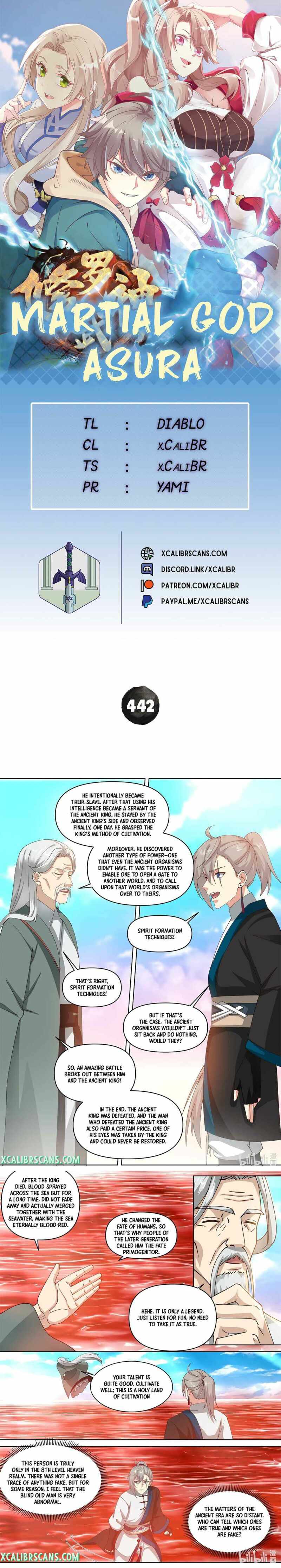 Martial God Asura chapter 442 page 1