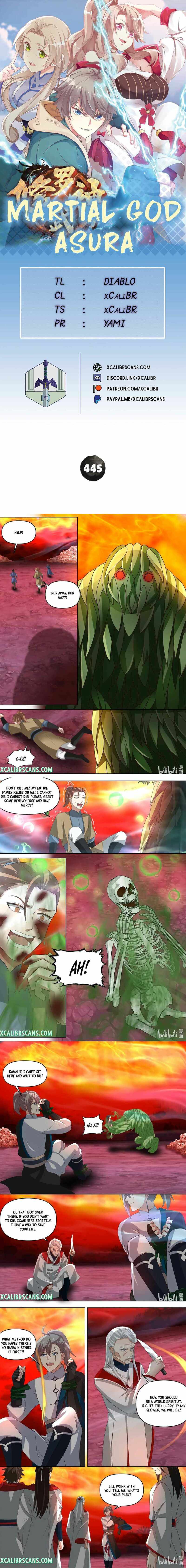 Martial God Asura chapter 445 page 1