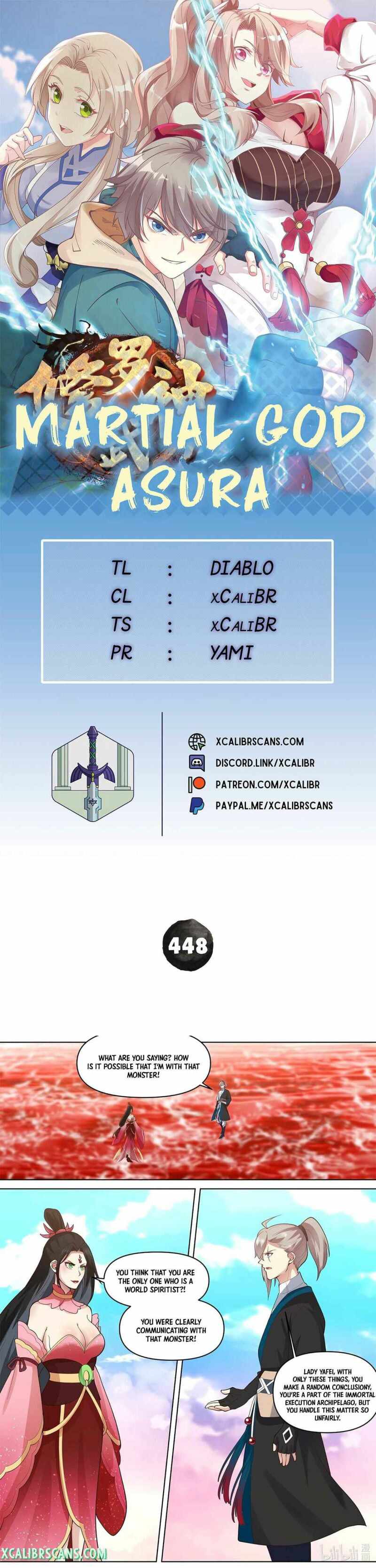 Martial God Asura chapter 448 page 1
