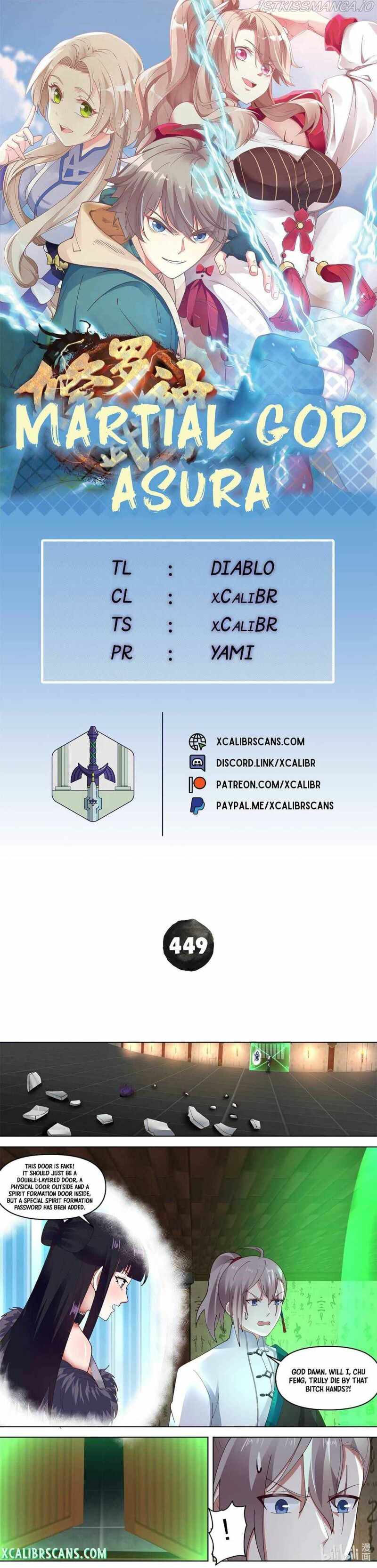 Martial God Asura chapter 449 page 1