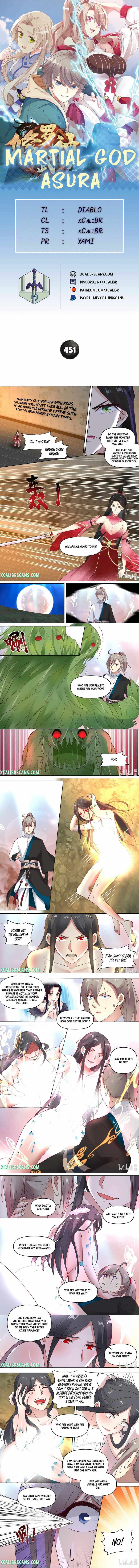 Martial God Asura chapter 451 page 1