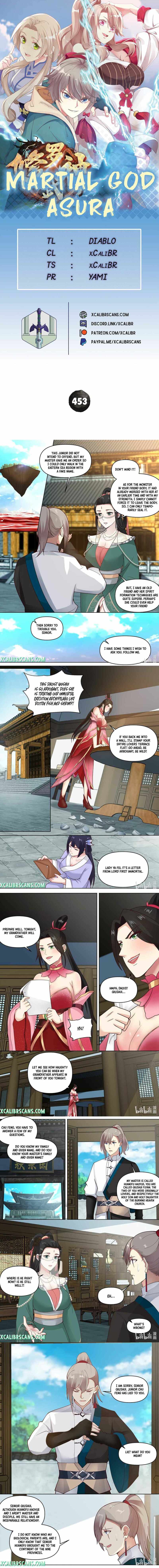 Martial God Asura chapter 453 page 1