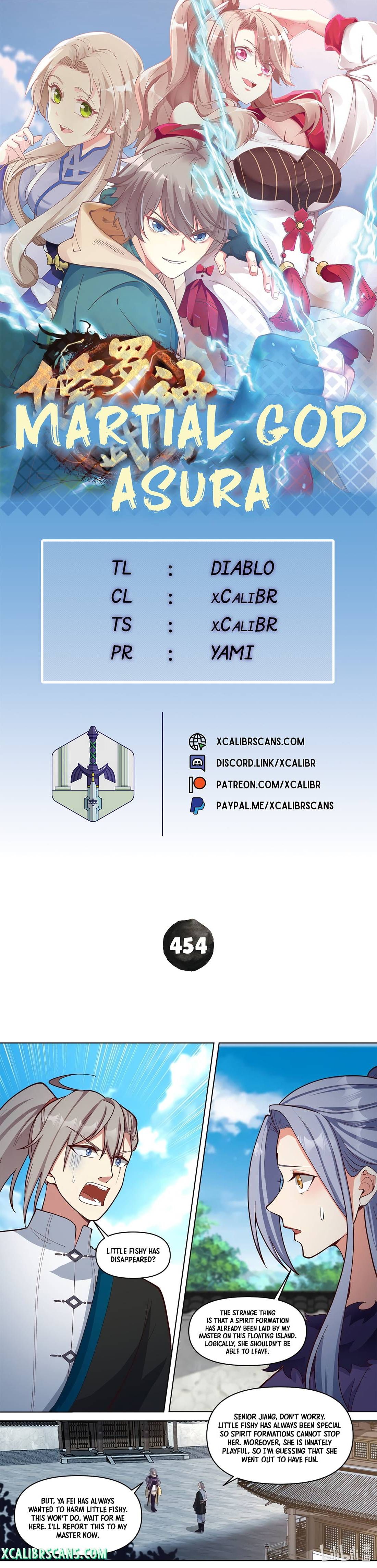 Martial God Asura chapter 454 page 1