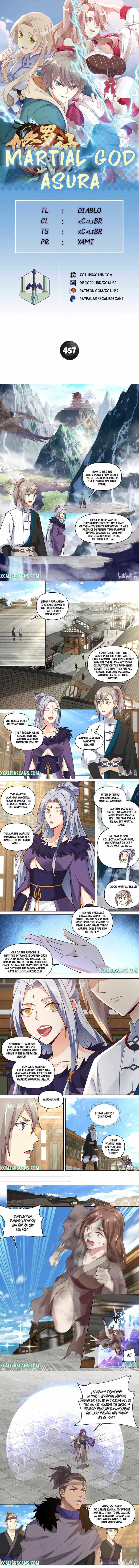 Martial God Asura chapter 457 page 1