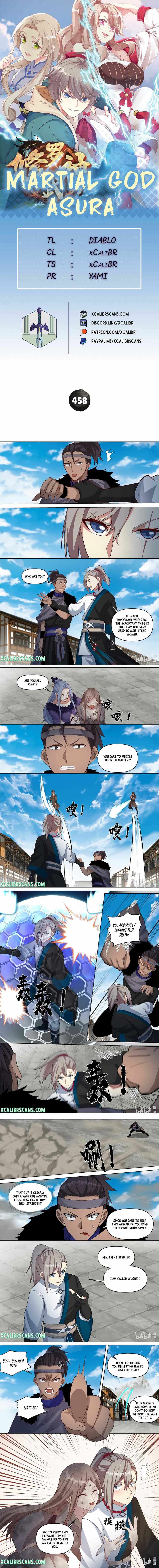 Martial God Asura chapter 458 page 1