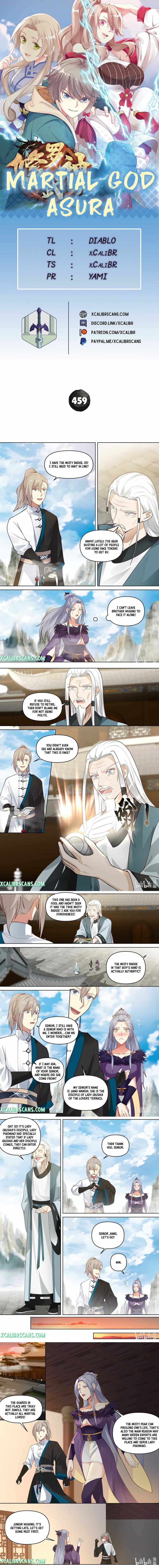 Martial God Asura chapter 459 page 1