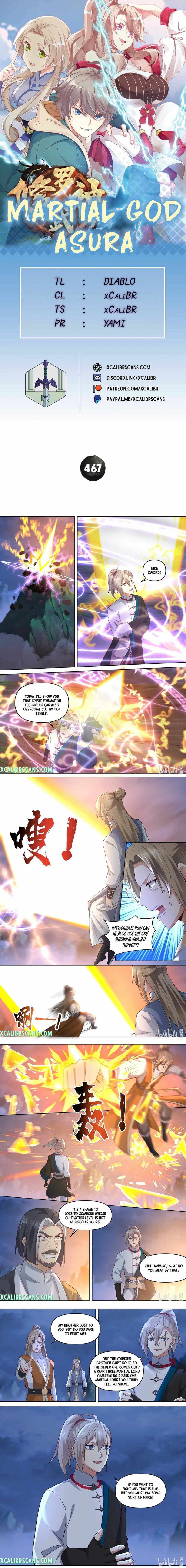 Martial God Asura chapter 467 page 1