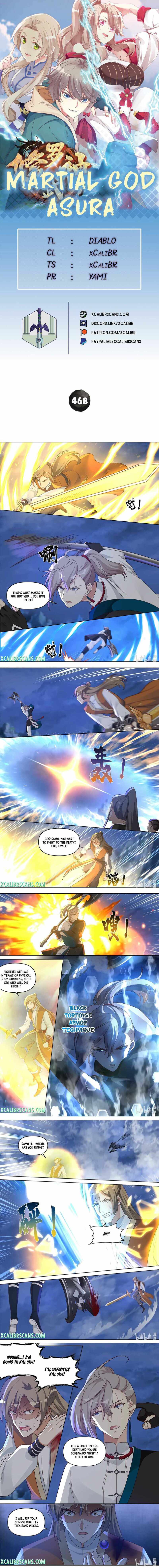 Martial God Asura chapter 468 page 1