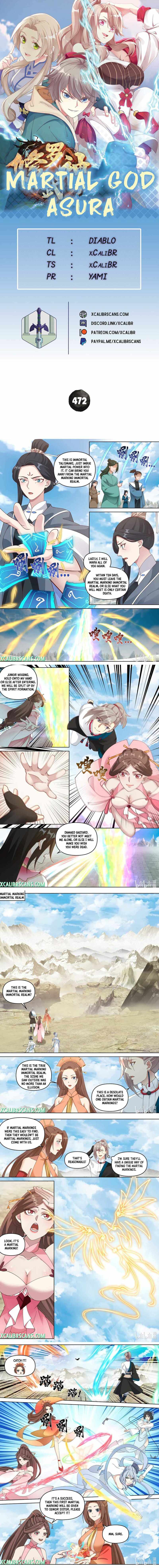 Martial God Asura chapter 472 page 1