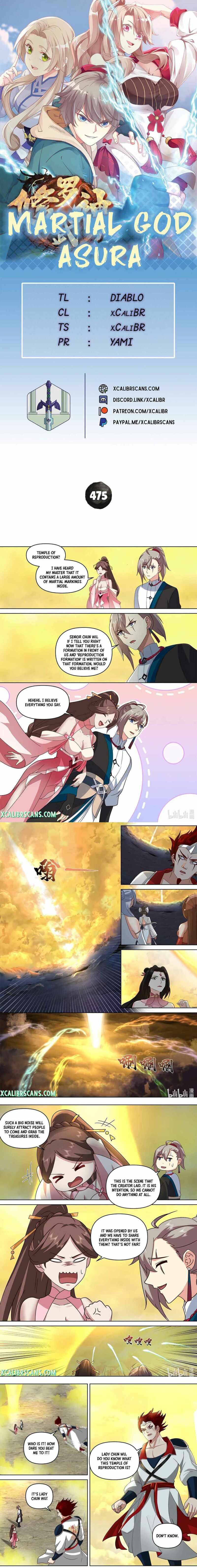 Martial God Asura chapter 475 page 1