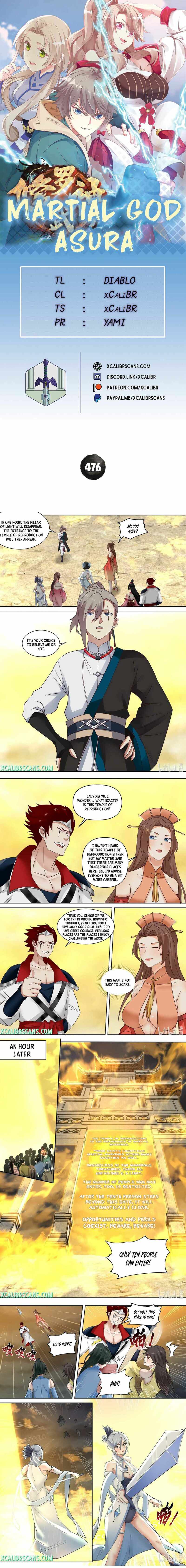 Martial God Asura chapter 476 page 1